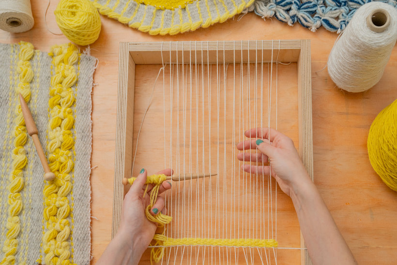 Il telaio per tessere la lana – DIY
