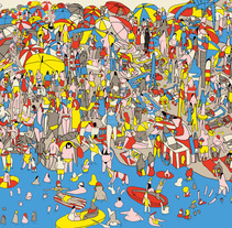 La plage, Mejor Ópera Prima en Bolonia. A Illustration, and Editorial Design project by PENCIL·ILUSTRADORES - 16.02.2018